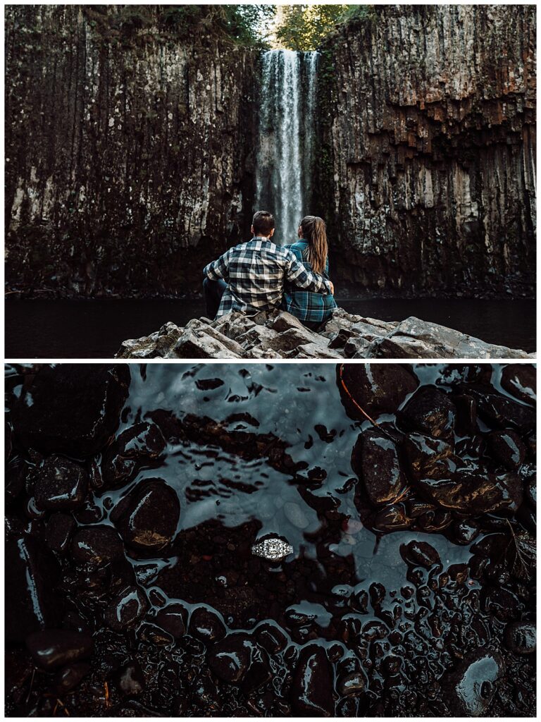 Oregon Engagement Photography - Romantic Waterfall Engagement Session | Lauren + Dylan