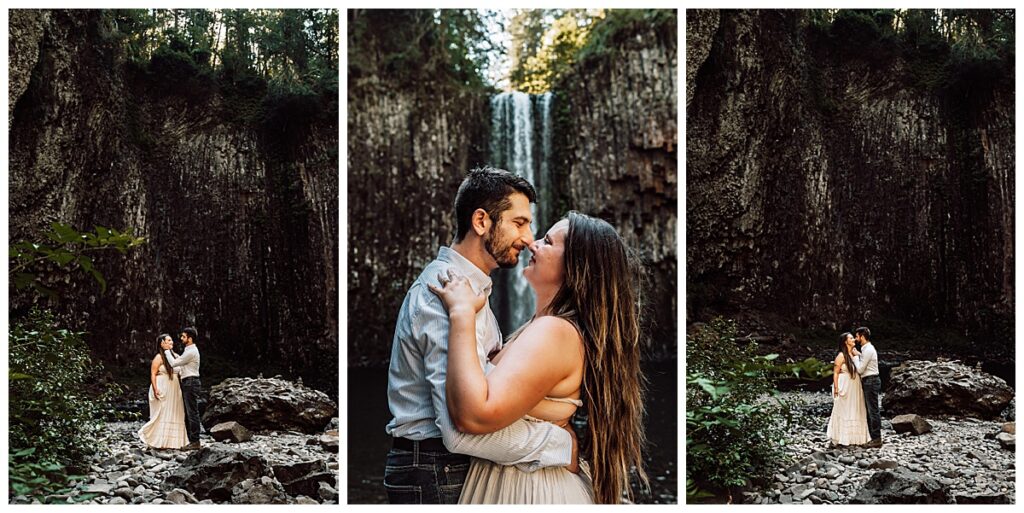 Oregon Engagement Photography - Romantic Waterfall Engagement Session | Lauren + Dylan