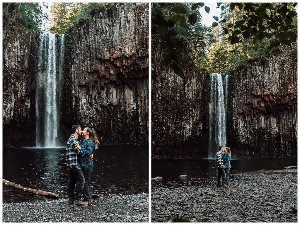 Oregon Engagement Photography - Romantic Waterfall Engagement Session | Lauren + Dylan