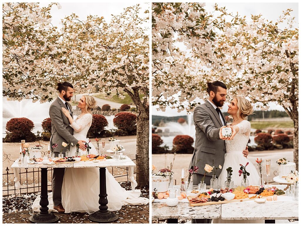 Oregon Wedding Photography - Spring Picnic in the Vines