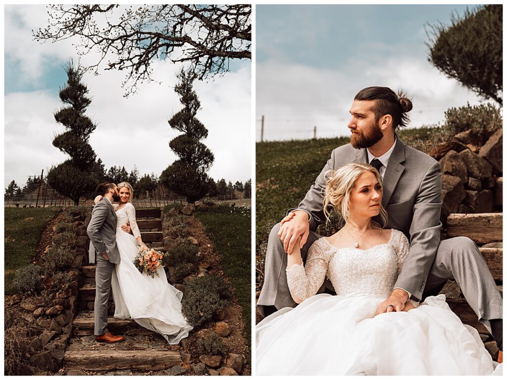 Oregon Wedding Photography - Spring Picnic in the Vines