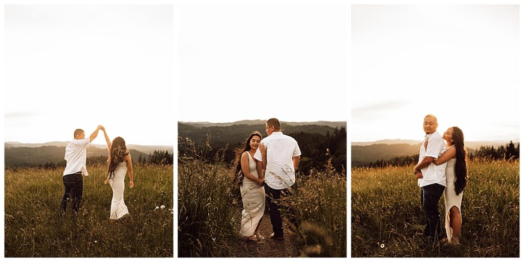 Oregon Engagement Photography - Golden Hour Engagement Session | Kelsey + Lenny